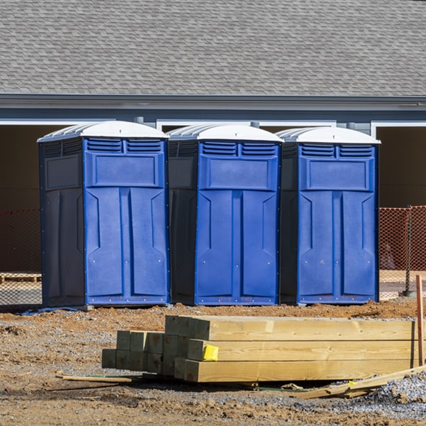 what is the maximum capacity for a single porta potty in Longmire Washington